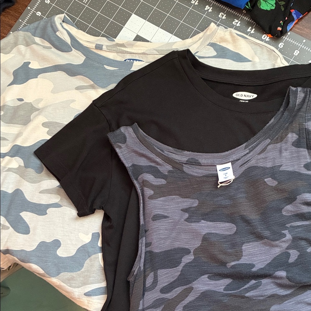 Lot of 3 Old Navy Blue size S tops